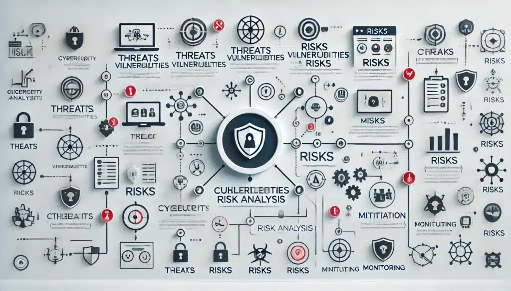 Diagrama de análisis de riesgos de ciberseguridad